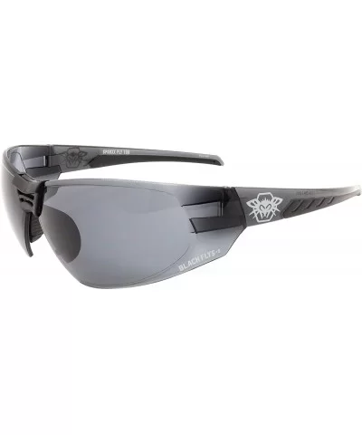 Sunglasses Sparxx Fly Too or Fly Defense Safety Glasses - Sparxx Fly Too Smoke / Smoke Lens - CR18ZO9LNMI $20.12 Rectangular