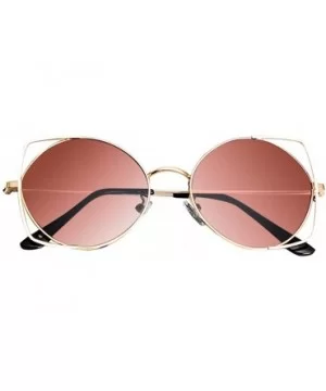 Sunglasses Fashion Lightweight ValentineS - Brown - CT18SXL2SLD $7.86 Cat Eye