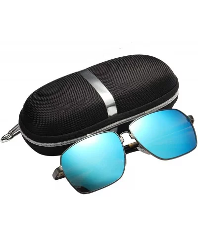 Elasticity Frame Sunglasses for Men HD Polarized UV400 Protection Outdoor Driver Glasses - A - CE197XGNNDG $12.24 Aviator