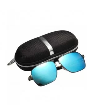 Elasticity Frame Sunglasses for Men HD Polarized UV400 Protection Outdoor Driver Glasses - A - CE197XGNNDG $12.24 Aviator