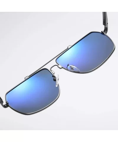 Elasticity Frame Sunglasses for Men HD Polarized UV400 Protection Outdoor Driver Glasses - A - CE197XGNNDG $12.24 Aviator