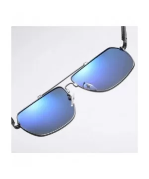 Elasticity Frame Sunglasses for Men HD Polarized UV400 Protection Outdoor Driver Glasses - A - CE197XGNNDG $12.24 Aviator