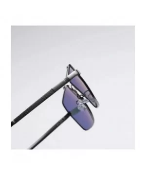 Elasticity Frame Sunglasses for Men HD Polarized UV400 Protection Outdoor Driver Glasses - A - CE197XGNNDG $12.24 Aviator