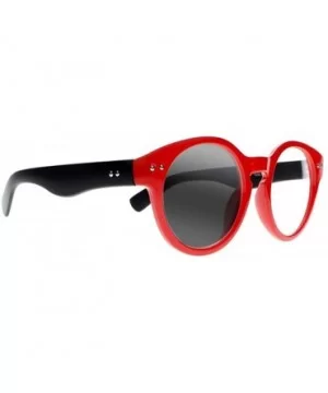 Mens Women Round frame Transition Photochromic Bifocal Reading Glasses UV400 Sunglasses - Red - C118K6N9XHI $21.03 Round