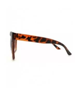 Womens Retro Oversize Large Cat Eye Thick Plastic Sunglasses - Tortoise - CP121DHW0BR $8.62 Oversized