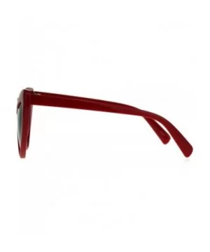 Womens Plastic Cat Eye Heart Shape Hippie Party Shade Sunglasses - Red - CQ187LA00TZ $9.12 Cat Eye