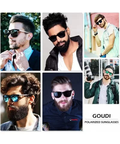 Polarized Sunglasses For Men Women-Vintage Men Women Sunglasses Metal Frame Ultra Light GD8001 - Silver/Silver - CW18H2AOSS2 ...