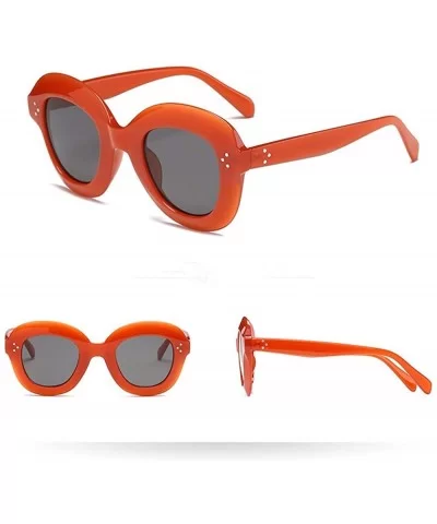 Women Vintage Cat Eye Big Frame Sunglasses Retro Eyewear Fashion Radiation Protection Sunglasses - G - CO18SX3KO2Q $8.07 Sport