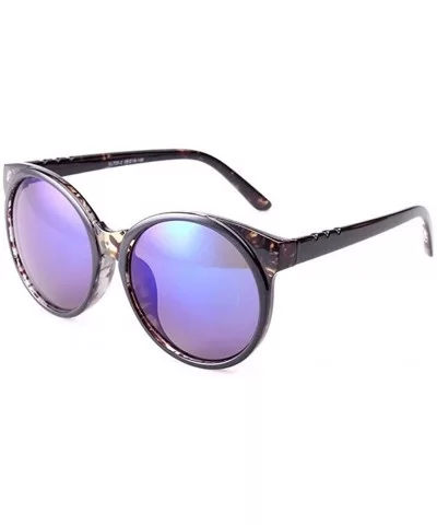 Avril Same Item Sunglasses For Ladys Round Frame 58 mm Lens - Black/Purple - CK11AQ7SRGH $10.95 Round