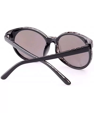 Avril Same Item Sunglasses For Ladys Round Frame 58 mm Lens - Black/Purple - CK11AQ7SRGH $10.95 Round