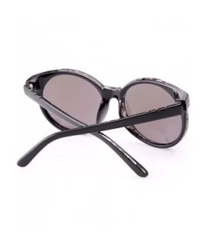 Avril Same Item Sunglasses For Ladys Round Frame 58 mm Lens - Black/Purple - CK11AQ7SRGH $10.95 Round