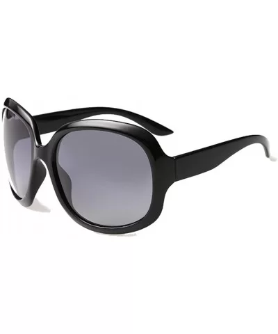 Womans Plus Size Polarized Sunglasses - C1 - CJ18D90LRCI $5.43 Rectangular