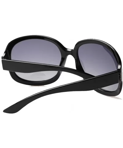 Womans Plus Size Polarized Sunglasses - C1 - CJ18D90LRCI $5.43 Rectangular