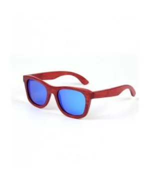 Sunglasses Polarized Handmade Lightweight - Blue2 - C0185Q2QY3Q $11.04 Round