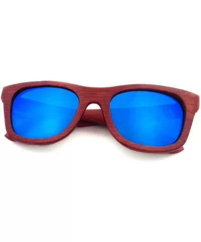 Sunglasses Polarized Handmade Lightweight - Blue2 - C0185Q2QY3Q $11.04 Round