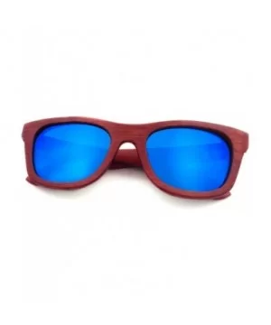 Sunglasses Polarized Handmade Lightweight - Blue2 - C0185Q2QY3Q $11.04 Round