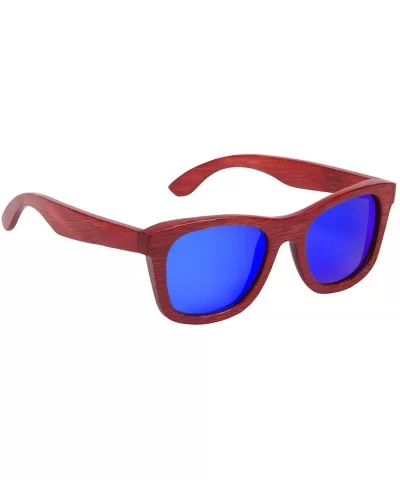 Sunglasses Polarized Handmade Lightweight - Blue2 - C0185Q2QY3Q $11.04 Round