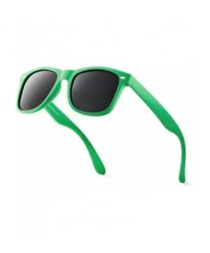 Polarized Sunglasses for Men and Women Stylish & Trendy Sun Glasses - Matte Hunter Green - Smoke - CE124WSYAFR $10.51 Sport