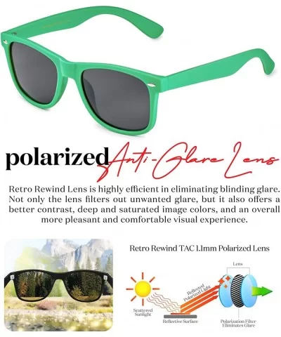 Polarized Sunglasses for Men and Women Stylish & Trendy Sun Glasses - Matte Hunter Green - Smoke - CE124WSYAFR $10.51 Sport