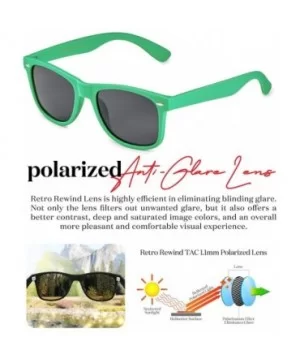 Polarized Sunglasses for Men and Women Stylish & Trendy Sun Glasses - Matte Hunter Green - Smoke - CE124WSYAFR $10.51 Sport