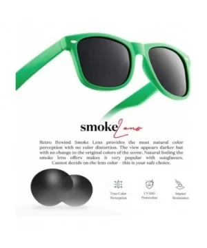 Polarized Sunglasses for Men and Women Stylish & Trendy Sun Glasses - Matte Hunter Green - Smoke - CE124WSYAFR $10.51 Sport