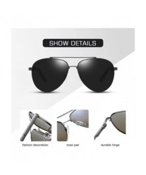 Pilot Polarized Sunglasses for Men Driver Sun Glasses Goggle UV400 - C4gold G15 - CP199HU6YTU $12.23 Goggle