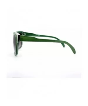 Womens Square Sunglasses Metal Top Corners Chic Trendy Designer Fashion - Green - CT11X91M8XL $7.05 Square