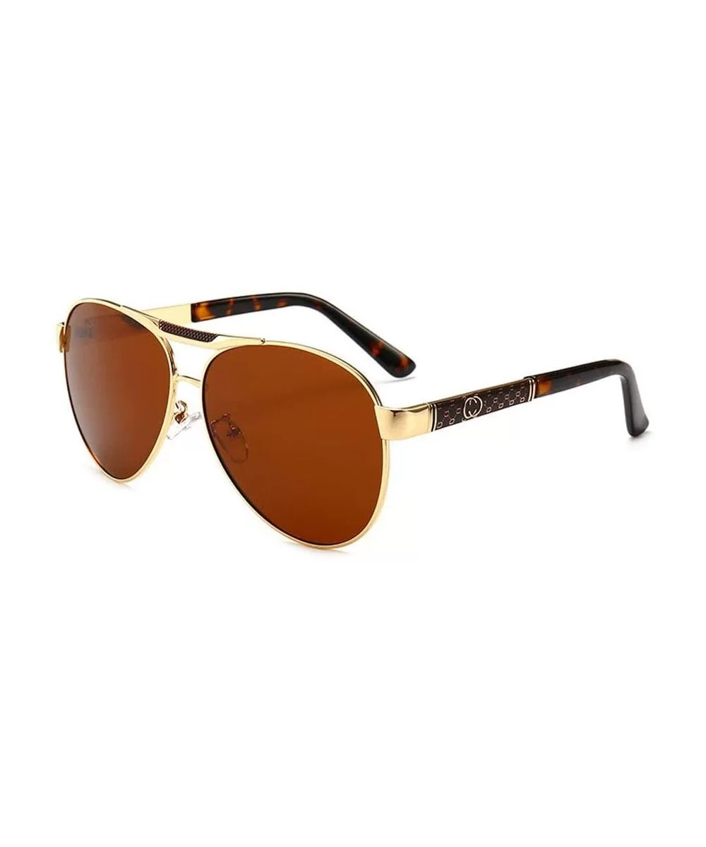 Men's Retro Sunglasses- Polarized Sunglasses- Full Frame Driving C6 - C6 - CD197N03D8S $38.59 Sport