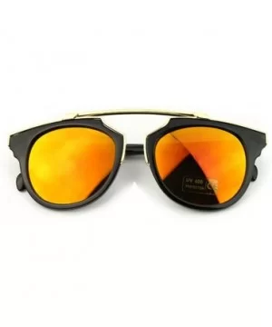 Photochromatic Lens Cateye Frame Fashion Sunglasses - Black/Yellow - C61228LAKEP $7.13 Butterfly