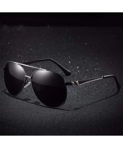 European and American Sunglasses polarizing glasses for men - D - CF18QO3WEC8 $23.41 Aviator