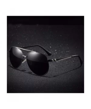 European and American Sunglasses polarizing glasses for men - D - CF18QO3WEC8 $23.41 Aviator