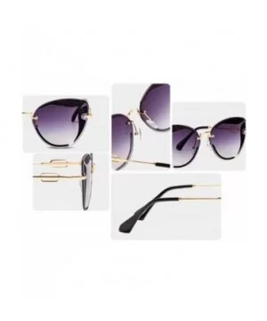 Fashion 2019 sunglasses- ladies cat eye sunglasses new classic style sunglasses - A - CM18S8S9CED $33.09 Aviator