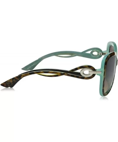 Women's R3195 Cat-Eye Sunglasses - Animal/Aqua - C6129HHB6O7 $36.38 Cat Eye