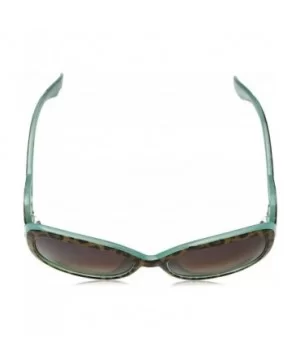 Women's R3195 Cat-Eye Sunglasses - Animal/Aqua - C6129HHB6O7 $36.38 Cat Eye