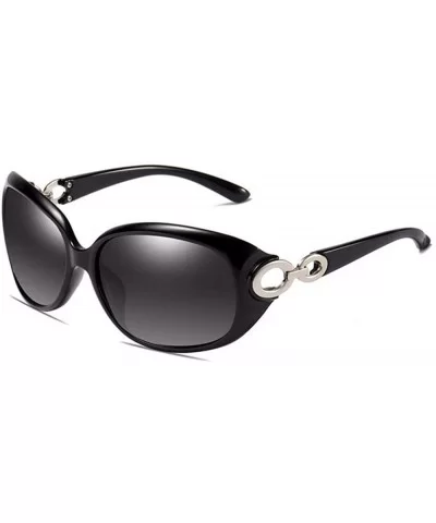 Classic Polarized Sunglasses for Women Antiglare Ultraviolet Driving - D - CW18Q88U7S2 $21.66 Oversized