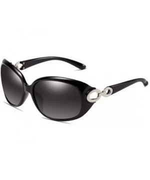 Classic Polarized Sunglasses for Women Antiglare Ultraviolet Driving - D - CW18Q88U7S2 $21.66 Oversized