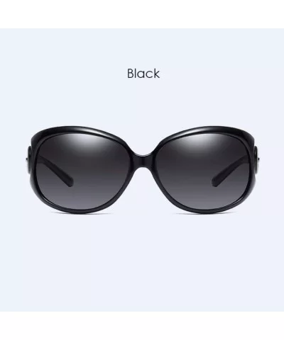 Classic Polarized Sunglasses for Women Antiglare Ultraviolet Driving - D - CW18Q88U7S2 $21.66 Oversized