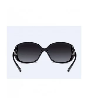 Classic Polarized Sunglasses for Women Antiglare Ultraviolet Driving - D - CW18Q88U7S2 $21.66 Oversized