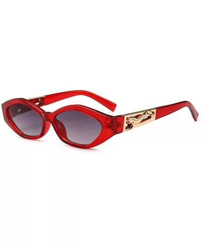 Decorative sunglasses - prismatic cat's eyes - sunglasses - MODERN RETRO glasses - Cheetahs - CW18W4729TM $13.19 Rectangular