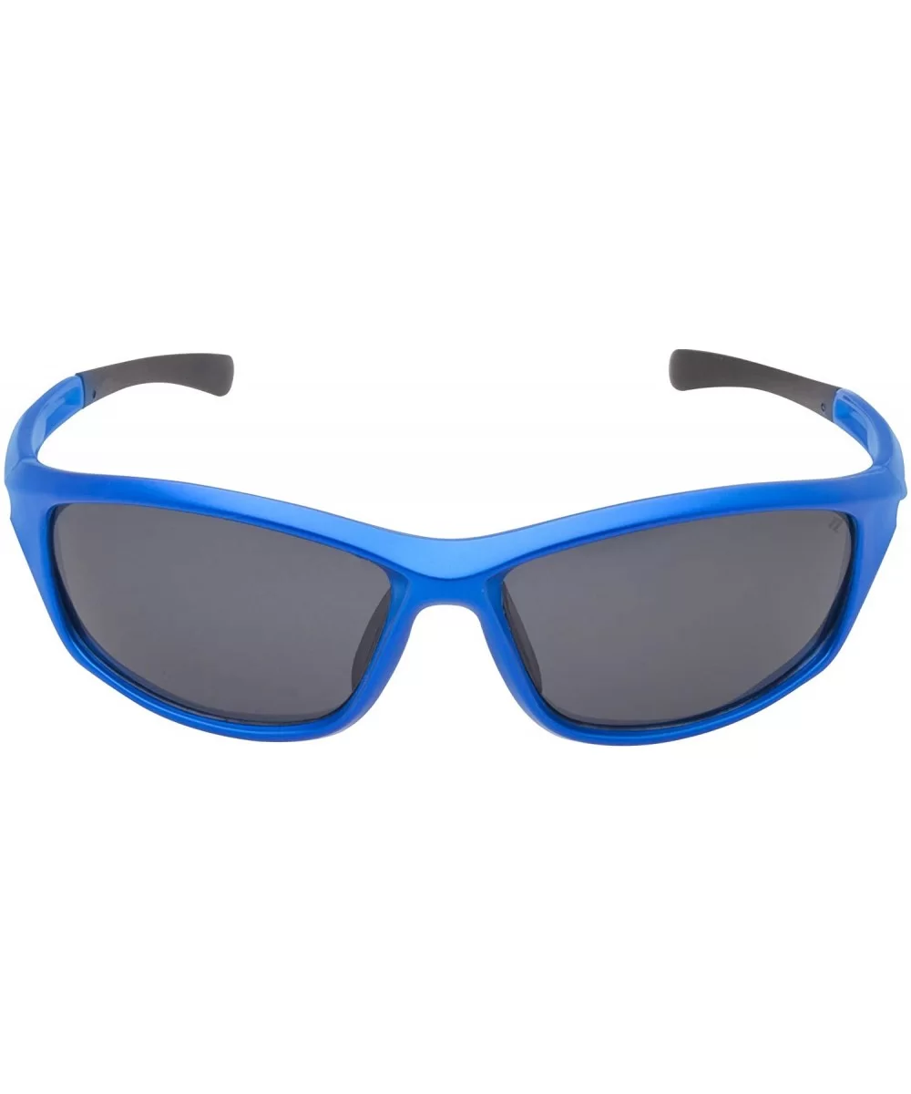 Polarized Sports Cycling Sunglasses 64MM Athletic Sunglasses for Women Men TL6003 - Blue Frame/Grey Lens - CT1895HEZMW $5.88 ...