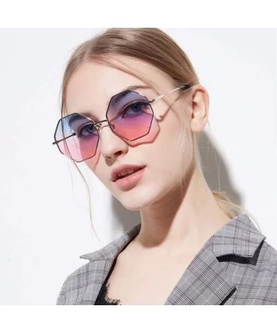 Women Vintage Eye Sunglasses Retro Eyewear Fashion Radiation Protection - C - C9193XI0X64 $8.03 Oval