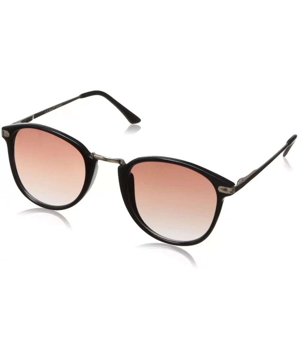 Castro Round Sunglasses - Black - CL11CKRGUQ1 $8.45 Oval