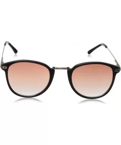 Castro Round Sunglasses - Black - CL11CKRGUQ1 $8.45 Oval