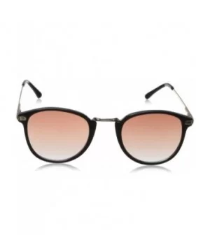 Castro Round Sunglasses - Black - CL11CKRGUQ1 $8.45 Oval