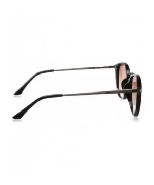 Castro Round Sunglasses - Black - CL11CKRGUQ1 $8.45 Oval