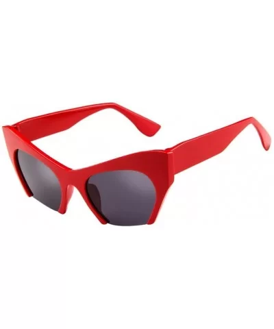 Oversized Sunglasses Irregular Protection - B - CL190HX7UD4 $5.40 Oversized