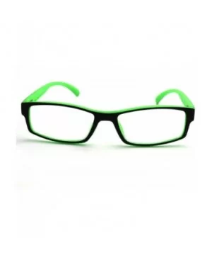 6904 Semi-Rimless Flexie Reading Glasses NEW COLOR (z4 matte black green 2 tone - 1.25) - C818EWTQ95T $11.77 Semi-rimless