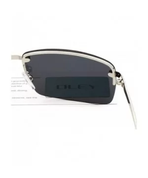 Men's Rectangular Frameless Polarized Sunglasses UV400 Y8905 C1BOX - Y8905 C2box - C718XDWWO3D $10.48 Rectangular