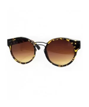 1110 Premium Oversize XL Retro Vintage Brand Designer Style Womens Mens Flat Sunglasses - Leopard Brown - C418DQAG67I $8.38 O...