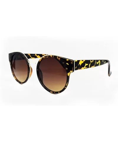 1110 Premium Oversize XL Retro Vintage Brand Designer Style Womens Mens Flat Sunglasses - Leopard Brown - C418DQAG67I $8.38 O...